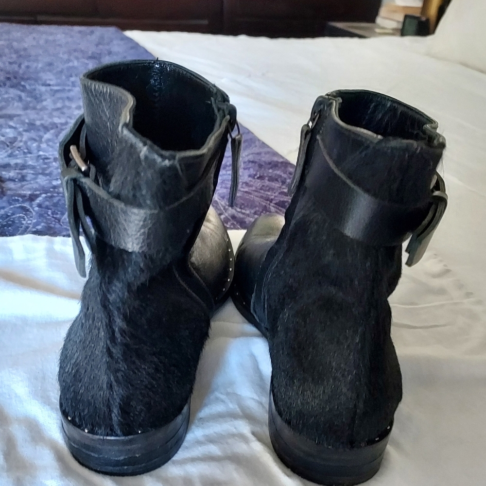 EUC Freda Salvador calf hair and leather booties, 8 - Picture 3 of 7